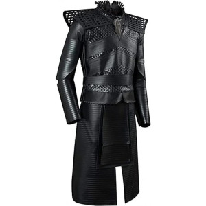 Game of Thrones Costume Season 8 Night's King  Halloween Outfit Leader of The White Walkers Suit