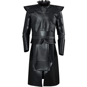 Game of Thrones Costume Season 8 Night's King  Halloween Outfit Leader of The White Walkers Suit