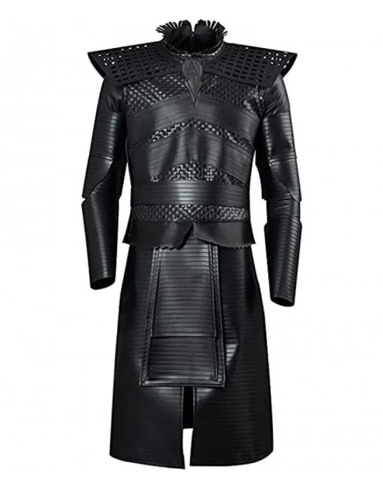 Game of Thrones Costume Season 8 Night's King Halloween Outfit Leader of The White Walkers Suit