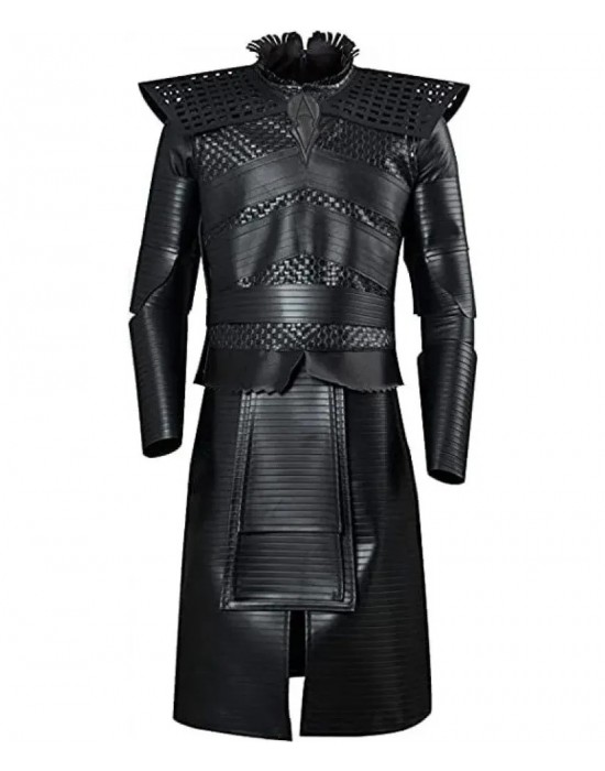 Game of Thrones Costume Season 8 Night's King  Halloween Outfit Leader of The White Walkers Suit