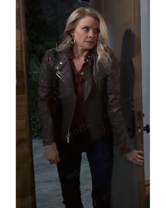 General Hospital Kristina Wagner Leather Jacket General Hospital Kristina Wagner Leather Jacket
