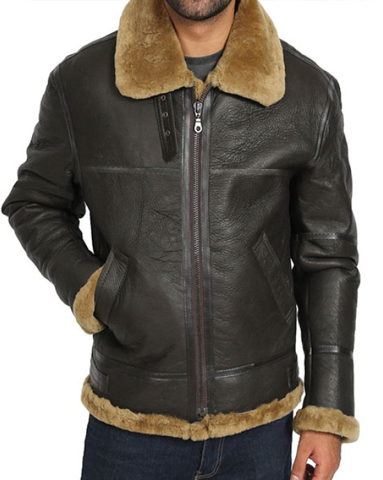 Genuine Brown B3 Bomber Jacket