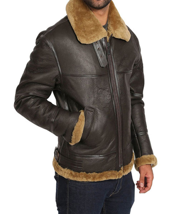 Genuine Brown B3 Bomber Jacket