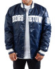 Georgetown Blue Bomber Varsity Satin Jacket Georgetown Blue Bomber Varsity Satin Jacket