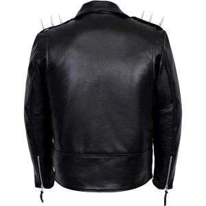 Ghost Rider Men's Black Metal Spikes Jacket