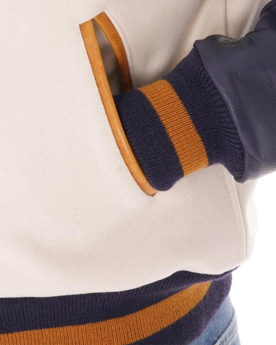 Golden Bear Patch Varsity Jacket Golden Bear Patch Varsity Jacket