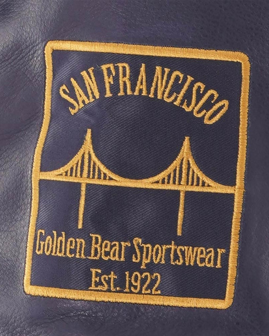 Golden Bear Patch Varsity Jacket Golden Bear Patch Varsity Jacket