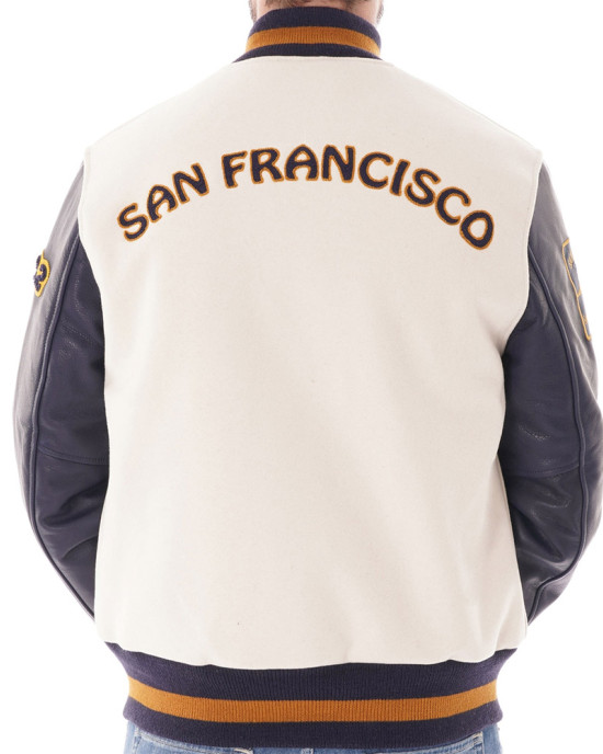 Golden Bear Patch Varsity Jacket Golden Bear Patch Varsity Jacket