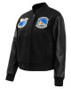 Golden State Warriors Classic Black Varsity Jacket Golden State Warriors Classic Black Varsity Jacket