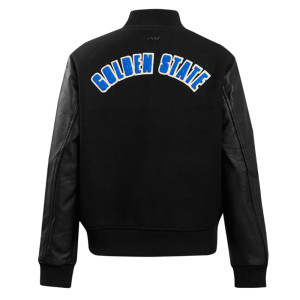 Golden State Warriors Classic Black Varsity Jacket