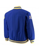 Golden State Warriors Royal Blue Wool Letterman Jacket