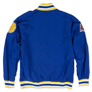 Golden State Warriors Royal Blue Wool Letterman Jacket