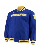 Golden State Warriors Royal Blue Wool Letterman Jacket