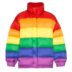 Gooba 69 Rainbow Puffer Jacket