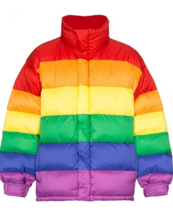 Gooba 69 Rainbow Puffer Jacket