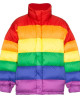 Gooba 69 Rainbow Puffer Jacket Gooba 69 Rainbow Puffer Jacket