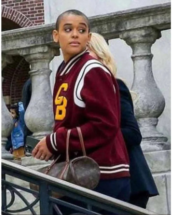 Gossip Girl Julien Calloway Red Varsity Jacket Gossip Girl Julien Calloway Red Varsity Jacket