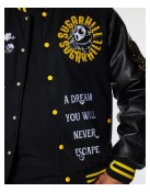 Great Escape Latterman Black Varsity Jacket