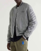 Grey Off White Varsity Wool Jacket Grey Off White Varsity Wool Jacket