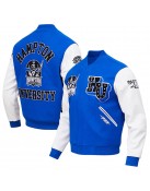 Hampton Pirates Classic Varsity Royal and White Jacket