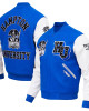 Hampton Pirates Classic Varsity Royal and White Jacket Hampton Pirates Classic Varsity Royal and White Jacket