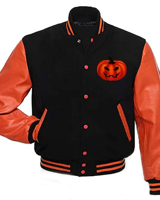 Happy Halloween Letterman Jacket Happy Halloween Letterman Jacket