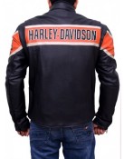 Harley Davidson Victory Lane Biker Leather Jacket