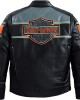 Harley Davidson Vintage Triple Vent Motorcycle Leather Jacket Harley Davidson Vintage Triple Vent Motorcycle Leather Jacket