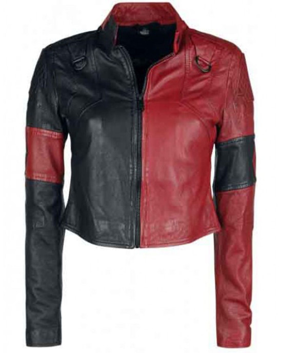 Harley Quinn Live Fast Die Clown Leather Jacket Harley Quinn Live Fast Die Clown Leather Jacket