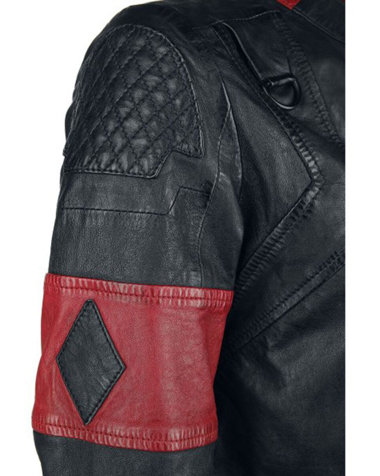 Harley Quinn Live Fast Die Clown Leather Jacket Harley Quinn Live Fast Die Clown Leather Jacket