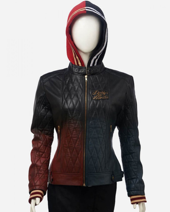 Harley Quinn Property of Joker Jacket with Hood Harley Quinn Property of Joker Jacket with Hood