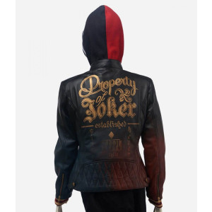 Harley Quinn Property of Joker Jacket with Hood