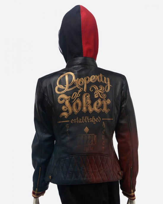 Harley Quinn Property of Joker Jacket with Hood Harley Quinn Property of Joker Jacket with Hood