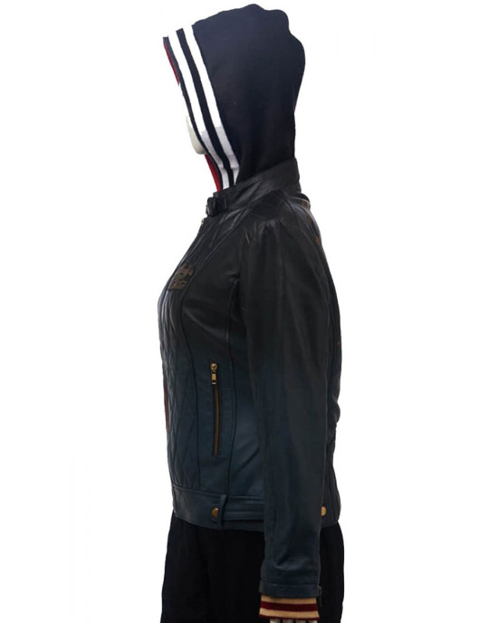Harley Quinn Property of Joker Jacket with Hood Harley Quinn Property of Joker Jacket with Hood