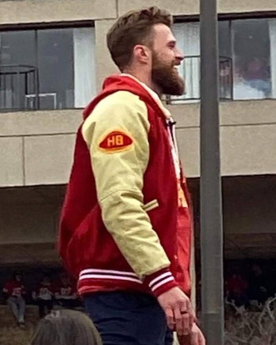 Harrison Butker Super Bowl LVII Parade Varsity Jacket Harrison Butker Super Bowl LVII Parade Varsity Jacket