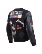 Hbcu All Star East/west Logo Wool Varsity Jacket