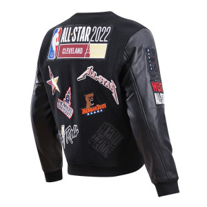 Hbcu All Star East/west Logo Wool Varsity Jacket