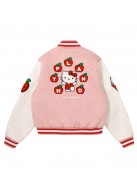 Hello Kitty Apples Wool Varsity  Jacket