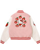 Hello Kitty Apples Wool Varsity Jacket Hello Kitty Apples Wool Varsity Jacket