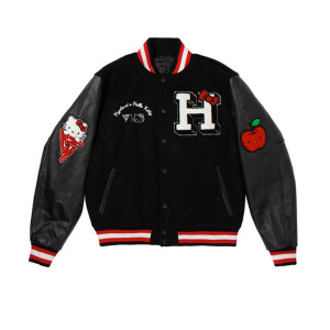 Hello Kitty Apples Wool Varsity  Jacket