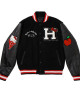 Hello Kitty Apples Wool Varsity Jacket Hello Kitty Apples Wool Varsity Jacket
