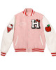 Hello Kitty Apples Wool Varsity Jacket Hello Kitty Apples Wool Varsity Jacket