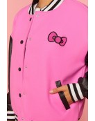Hello Kitty & Friends Pink Wool Varsity Jacket