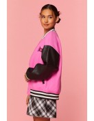 Hello Kitty & Friends Pink Wool Varsity Jacket