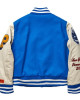 Heron Preston Blue Varsity Jacket Heron Preston Blue Varsity Jacket