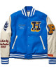 Heron Preston Blue Varsity Jacket Heron Preston Blue Varsity Jacket