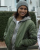 Hightown Monica Raymund Green Bomber Jacket Hightown Monica Raymund Green Bomber Jacket
