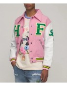 Homme Femme Letterman Jacket