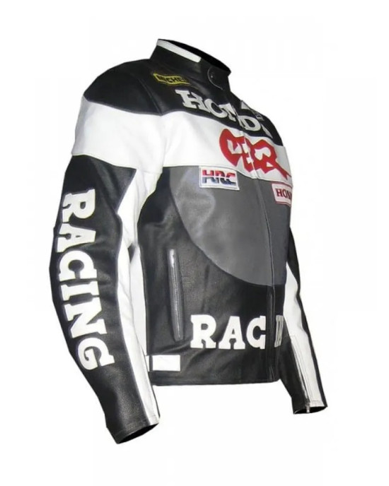 Honda CBR Racing Moto Racer Leather Jacket Honda CBR Racing Moto Racer Leather Jacket