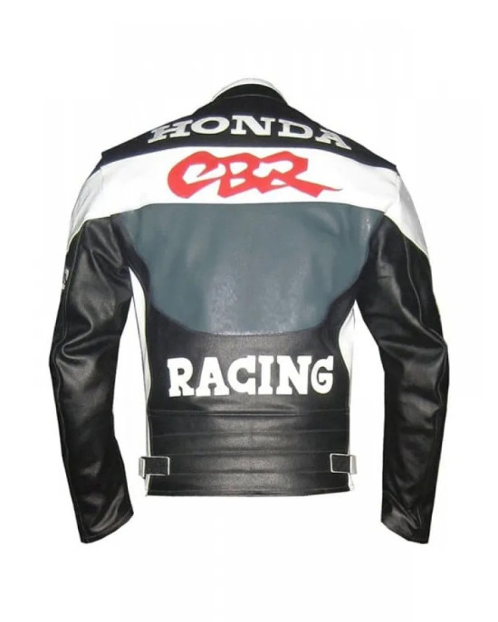 Honda CBR Racing Moto Racer Leather Jacket Honda CBR Racing Moto Racer Leather Jacket
